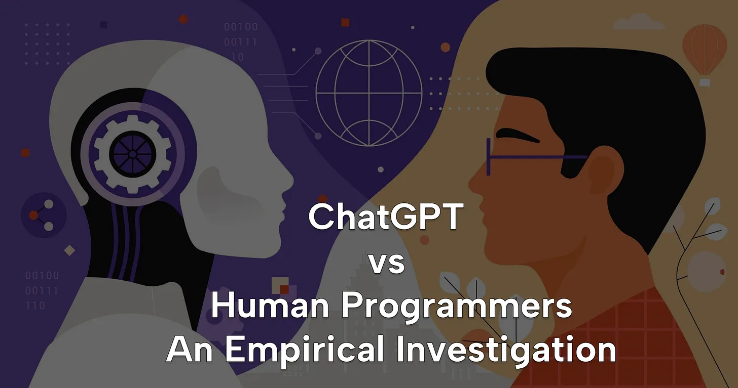 ChatGPT vs Human Programmers: An Empirical Study